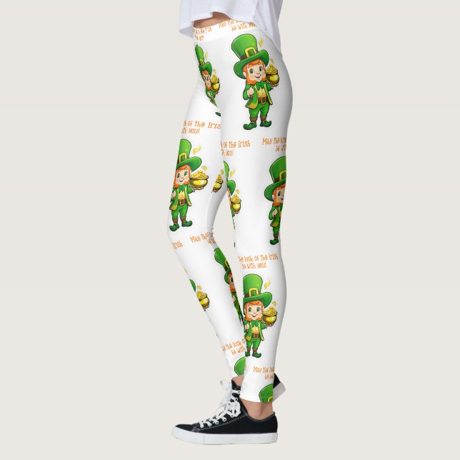 Leggings do tesouro de Lucky Leprechaun (Esquerda)