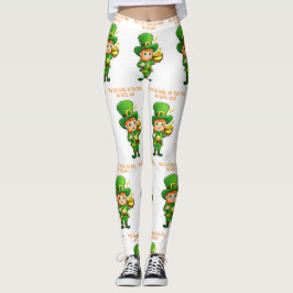 Leggings do tesouro de Lucky Leprechaun