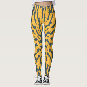 Leggings do tigre amarelo "Ratti_Creative_Arts"