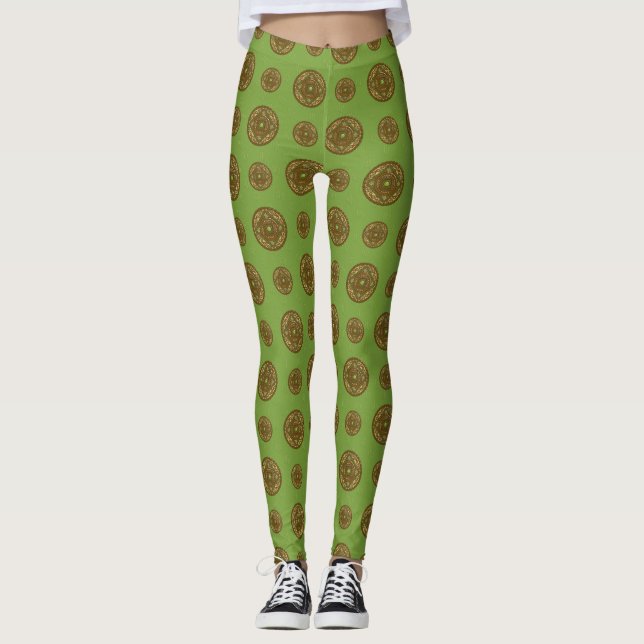 Leggings do Virgo Mandala (Frente)