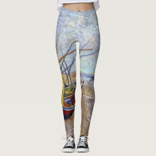 Leggings dos barcos de pesca Van Gogh