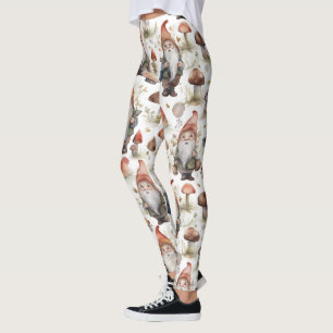 Leggings dos gnomos e cogumelos - Cute
