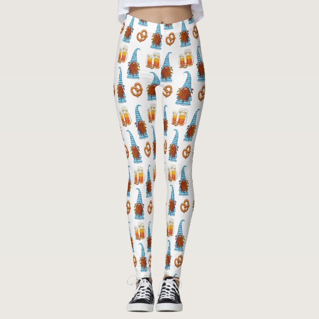 Leggings dos Gnomos Oktoberfest (Frente)