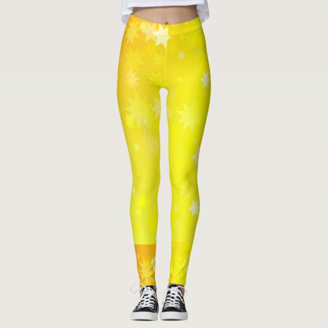 Leggings Douradas de mulheres (Frente)