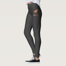 Leggings Douradas e pretas de luxo elegantes