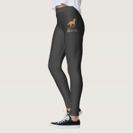 Leggings Douradas e pretas de luxo elegantes