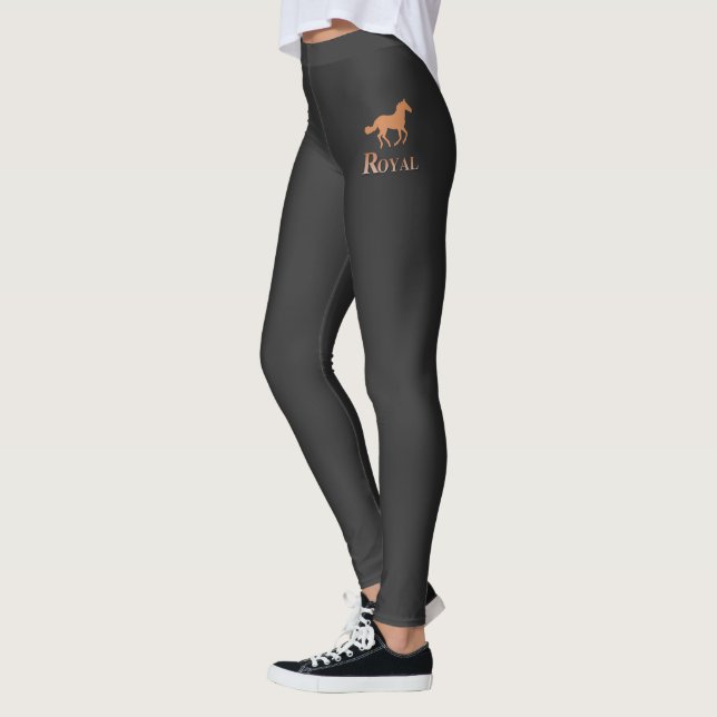 Leggings Douradas e pretas de luxo elegantes (Esquerda)