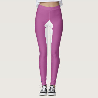 Leggings Edição Streetwear Clássico Rosa e Branco