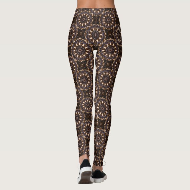Leggings Electric Blue Stars (Verso)
