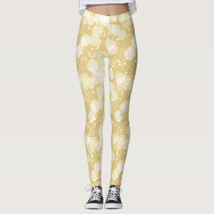 Leggings Elegantes Bolhas de Champanhe