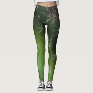 leggings elegantes coloridas feitas à mão.