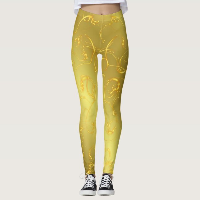leggings elegantes coloridas festivas modernas fei (Frente)