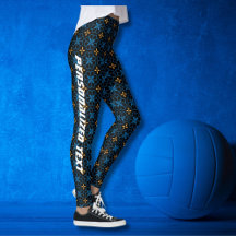 Leggings Elegantes de Monogramas Personalizadas