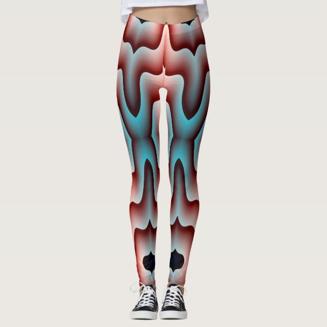 Leggings elegantes "Ratti_Creative_Arts" exclusiva (Frente)