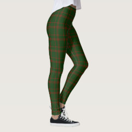 Leggings Elegantes Vermelhas e Verdes