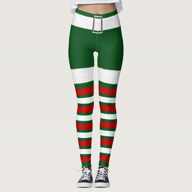 Leggings Elf de Férias (Frente)