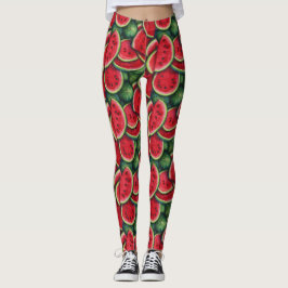 Leggings em fatias de melancia - Cuta