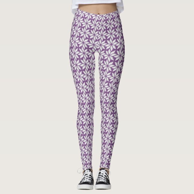 Leggings em flocos de neve (Frente)