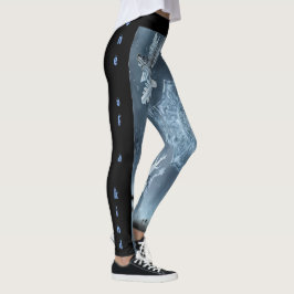 Leggings em flocos de neve