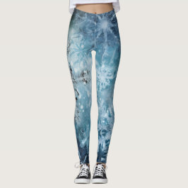 Leggings em flocos de neve - Bonito