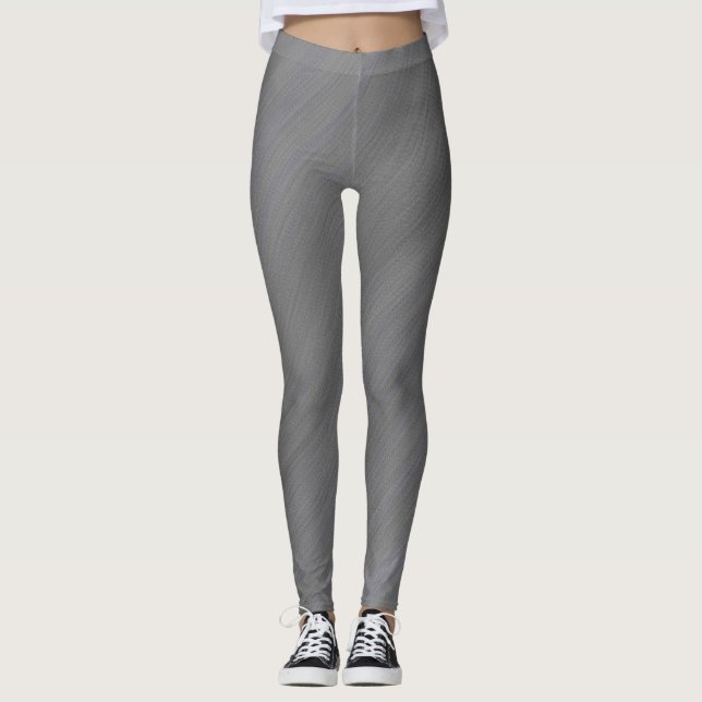 Leggings em forma de cinza (Frente)