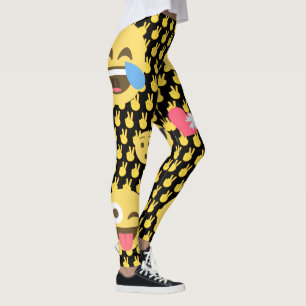 Leggings Emoji Cute e Engraçado