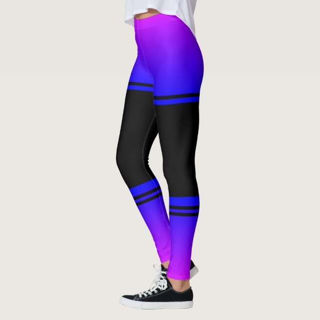 Leggings Engraçadas com Curtos e Meias Faux (Esquerda)