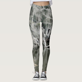 Leggings Erie Jungle em preto e branco