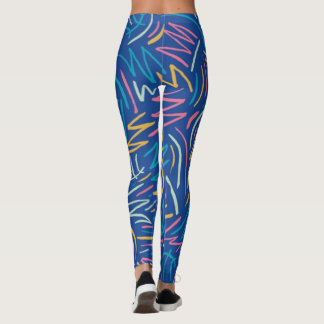 Leggings Escrivíveis Azuis