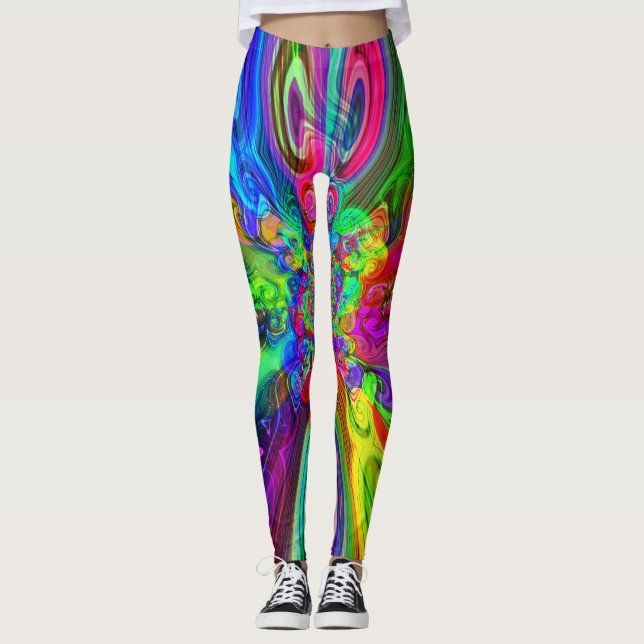 Leggings Espectro de Cor Louco (Frente)