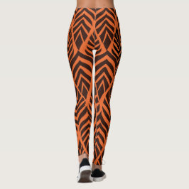 Leggings Estampa Abstrata de Animais da Savana