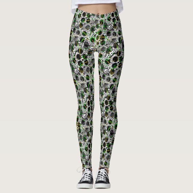 Leggings Estampa Bolinhas Rabiscadas (Frente)