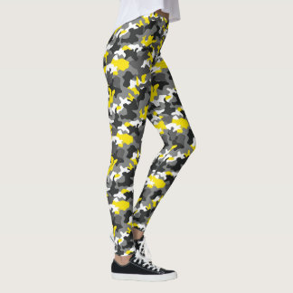 Leggings Estampa Camuflagem Amarela