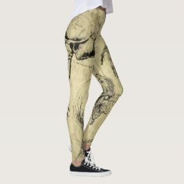 Leggings Estampa de Anatomia