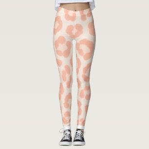 Leggings Estampa de Guepardo Albino   Anim Blush &