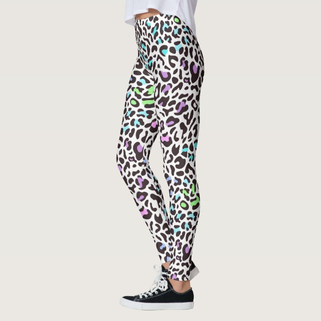 Leggings Estampa de Leopardo Pastel (Esquerda)