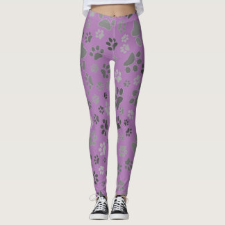 Leggings Estampa de Pata Feminina
