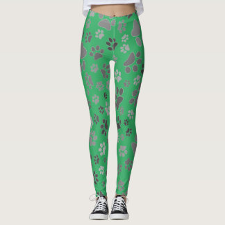 Leggings Estampa de Pata Feminina