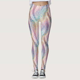 Leggings Estampa Leopardo Arco-Íris Pastel