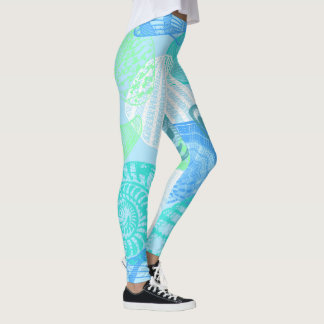 Leggings Estampa Seamless Vida Oceânica