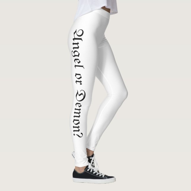 Leggings estampadas Anjo ou demônio (Direita)