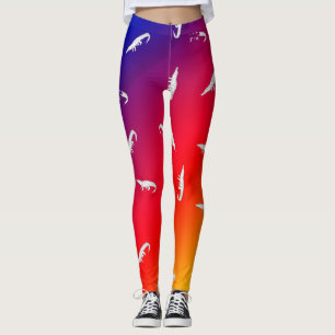 Leggings Estampadas com Crocodilo