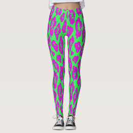 Leggings estampadas com leopardo