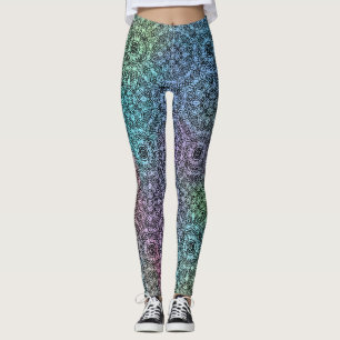 Leggings Estilo do caleidoscópio
