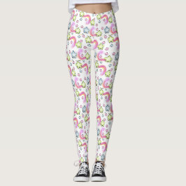 Leggings Estrela Marshmallow Kawaii Pastel
