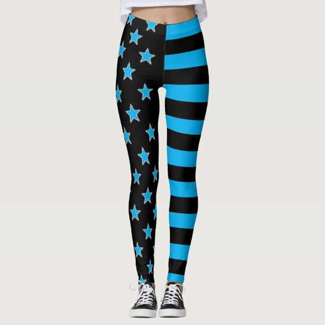 Leggings Estrelas E Listras (Frente)
