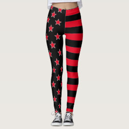Leggings Estrelas E Listras