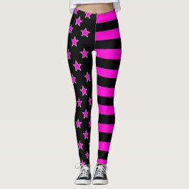 Leggings Estrelas E Listras