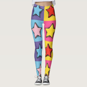 Leggings Estrelas Pop Art