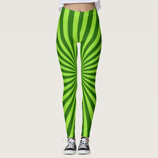 Leggings Explosão Verde (Frente)